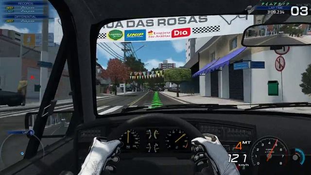 Chevrolet Monza SE 500EF 90' - Circuito Vila Mariana/SP(Mirandopolis) - Assetto Corsa смотреть онлайн