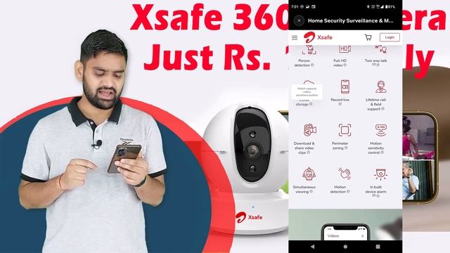 Airtel Xsafe | 360 Degree Full HD Camera | CCTV Camera | Airtel CCTV Camera | смотреть онлайн
