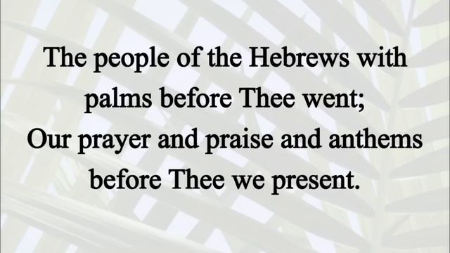 All Glory, Laud and Honor (Hymn Charts with Lyrics, Contemporary смотреть онлайн