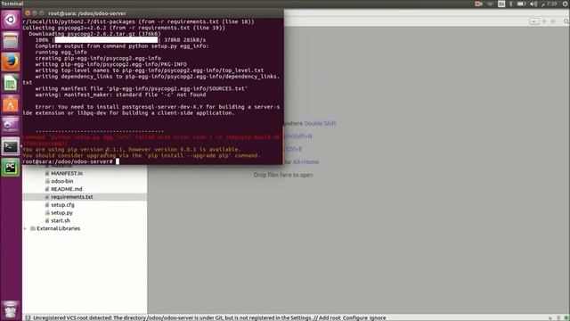 Debug Odoo 10 using Pycharm IDE in Ubuntu смотреть онлайн