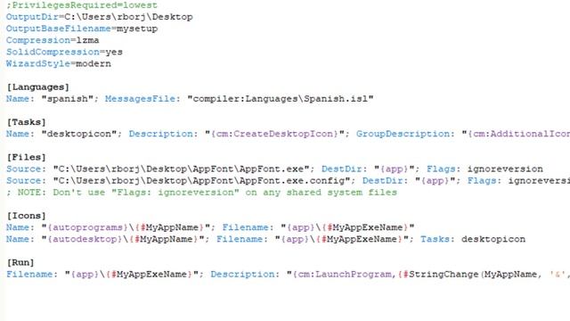 Cómo instalar una fuente a través de InnoSetup смотреть онлайн
