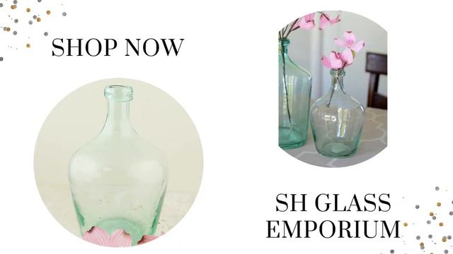Aqua Glass Laguna Vase Demijohn Terrarium with Wideneck Design смотреть онлайн