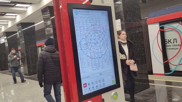 Варшавская ( после реконструкции) в составе БКЛ метро #бкл #метро #Варшавская смотреть онлайн