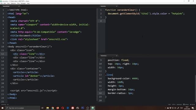 Webdesign Handleiding - JavaScript - 7.1 onscroll & getBoundingClientRect() смотреть онлайн