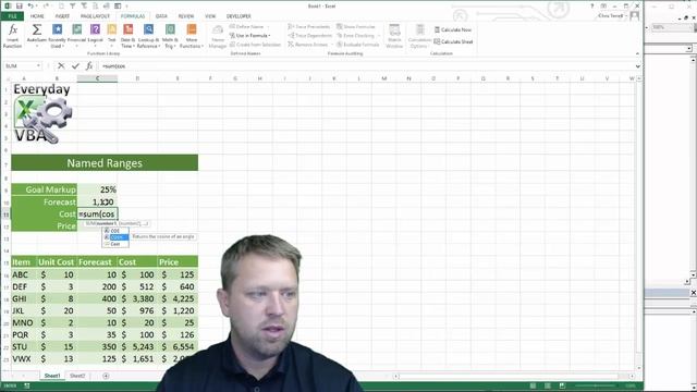 How to Create Named Ranges to in Excel. Using them in Formulas and in Code смотреть онлайн