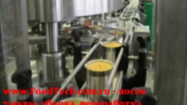 ФудТек.РФ Линия переработки тыквы, томатов FoodTech.Su