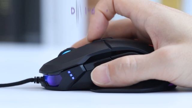 DELUX M629 GAMING MOUSE(Red Dot Award-prodcut design 2021) - 2 REAR BASE FOR DIFFERENT GRIP GESTURE смотреть онлайн