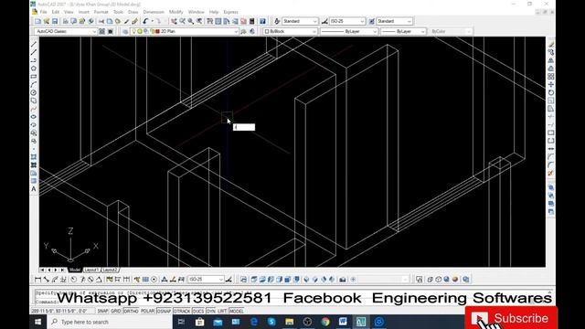AutoCAD | How to Ext 3D walls,Windows & Doors Convert 2D to 3D in AutoCAD Lesson 76 Urdu Engr Ilya смотреть онлайн
