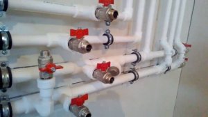 монтаж системы отопления загородного дома настенный газовый котел