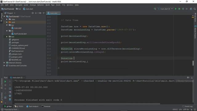 DateTime - Dart Programming смотреть онлайн
