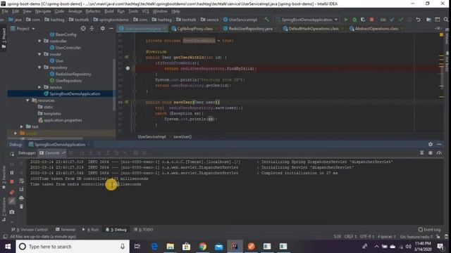 Redis Spring Boot Tutorial смотреть онлайн
