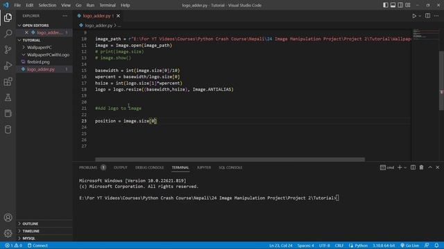 24.2 Image Processing Project 2 || Python Programming Crash Course in Nepali || NextStep InfoTech смотреть онлайн