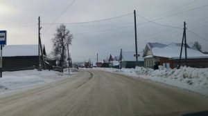 Удмуртия. Можга. Зимняя поездка по городу.
