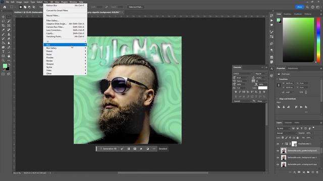 Style Man Flyer Design [Photoshop Tutorial] смотреть онлайн