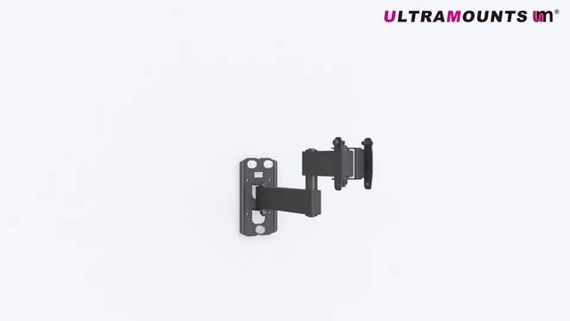 UltraMounts UM903. Установка телевизора с помощью наклонно-поворотного кронштейна UM903 смотреть онлайн