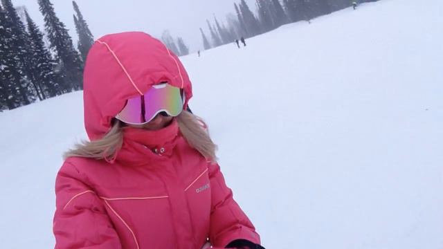 Шерегеш 2017, трасса Булочка, я Андрей и Полина смотреть онлайн