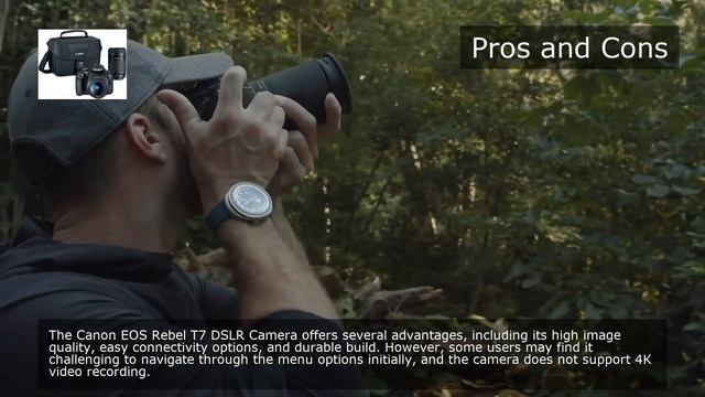 Best Canon EOS Rebel T7 DSLR Camera Review