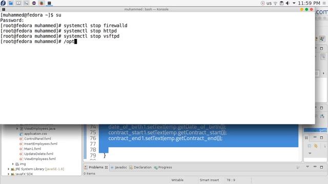 16 JAVA FX and MySQL employee project смотреть онлайн