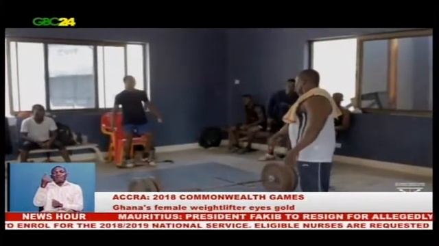 2018 Commonwealth Games: Ghana's only Female weightlifter eyes gold смотреть онлайн
