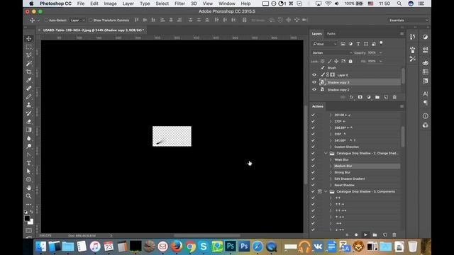 Catalogue Item Drop Shadow — Photoshop Action Tutorial смотреть онлайн