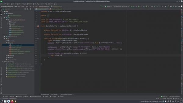 17. Android - SharedPreferences