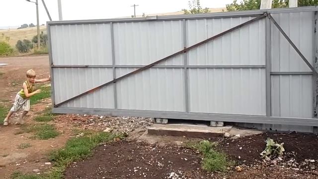 Откатные ворота своими руками! смотреть онлайн