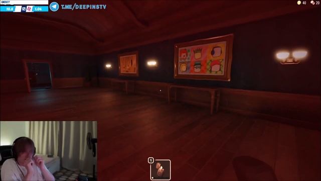 Дипинс играет в роблокс хоррор Doors смотреть онлайн