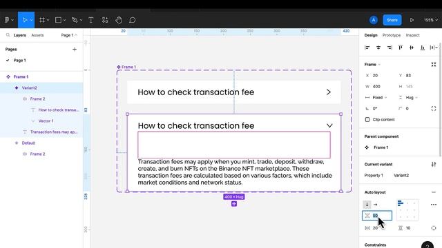 How to create an accordion in figma. смотреть онлайн