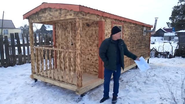 Баня из профилированного бруса под ключ смотреть онлайн