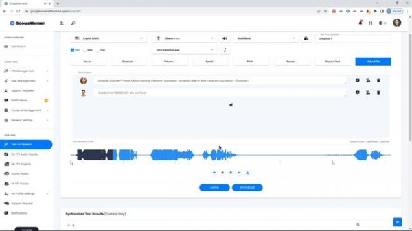 Google Cloud Text to Speech Converter - PHP Laravel