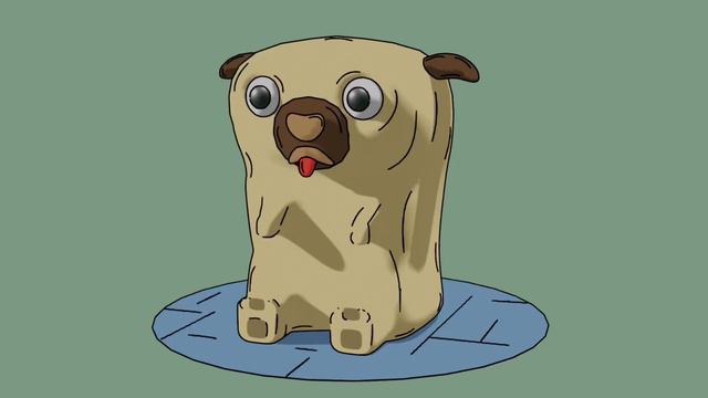 Мопс в бленде мультяшный вид графика #3d #3dmodeling #blender #mops #мопс #блендер смотреть онлайн