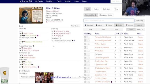 Can I Build 18 Decks With 1 Collection?? (ARKHAM HORROR: THE CARD GAME)