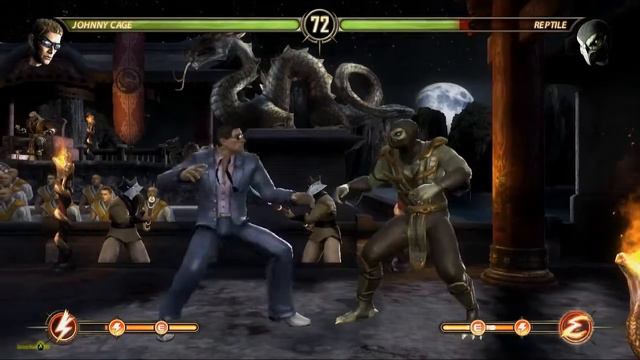 Mortal Kombat Komplete Edition for PC - Gameplay HD - Johnny Cage vs Reptile and Baraka смотреть онлайн