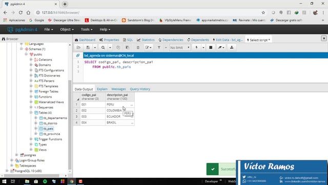 10 Consulta de registro de tabla PostgreSQL смотреть онлайн