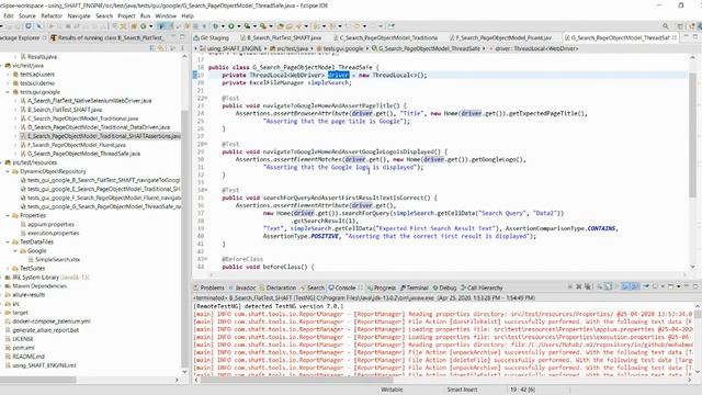 using_SHAFT_Engine: Design Patterns - 8. page object model - thread safe смотреть онлайн