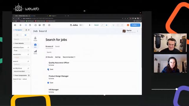 Build a job board with Xano (backend) and WeWeb (frontend) – PART 1 смотреть онлайн