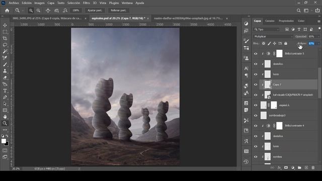 Digital Matte Painting - Photoshop - Speed смотреть онлайн