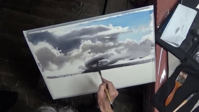 Watercolor Demonstration Artist Sergey Temerev смотреть онлайн