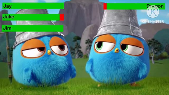 Angry Birds Blues Dragon Fight With Healthbars смотреть онлайн