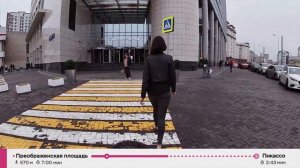 Как пройти до центра на м. Преображенская площадь