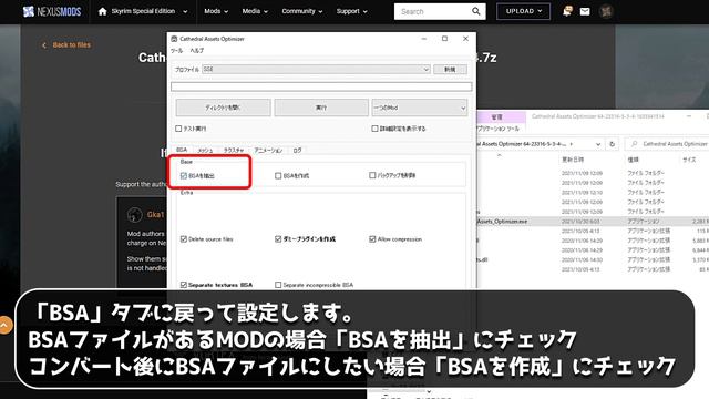 【SkyrimSE】スカイリムLE版のMODをスカイリムSE版へコンバート(変換)する超かんたん方法 смотреть онлайн
