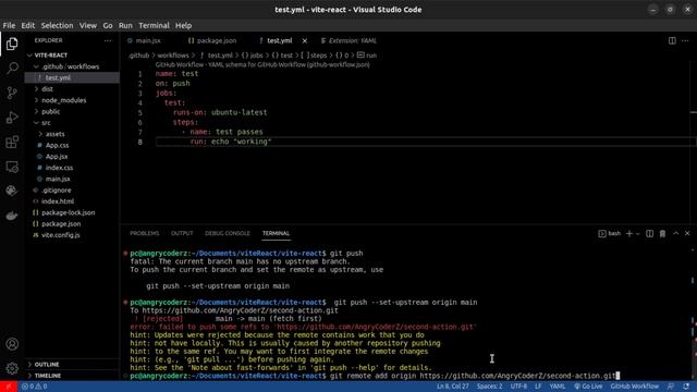 Github Actions with React Application | DevOps #2 смотреть онлайн