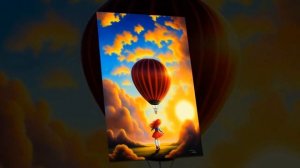 УЛЕТАЮ  на большом воздушном шаре