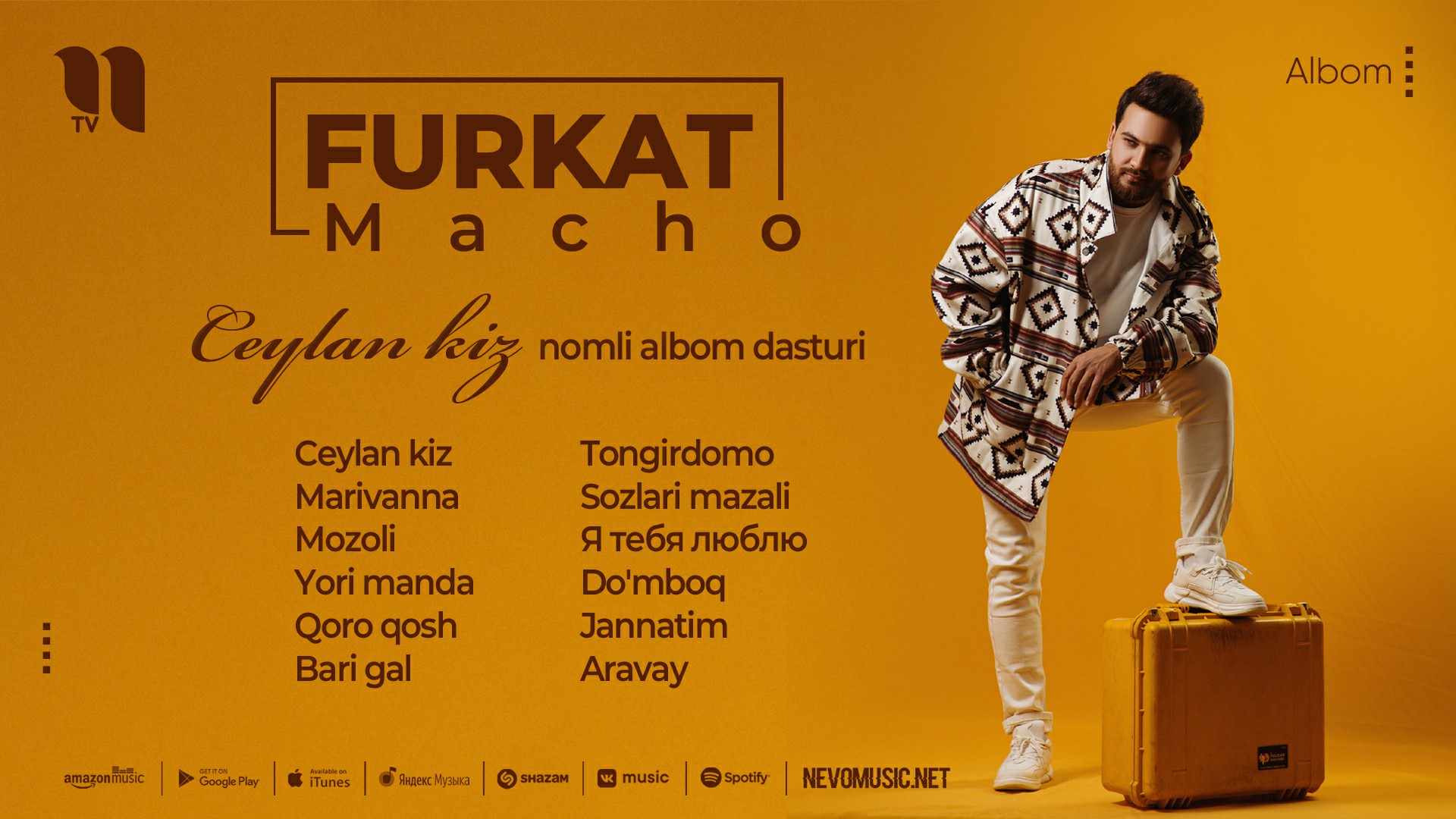 Furkat Macho - Ceylan kiz nomli albom dasturi 2022 смотреть онлайн