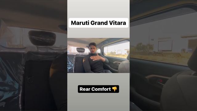 Maruti Grand Vitara Rear Comfort ? #marutigrandvitara #grandvitarahybrid #shortsvideo смотреть онлайн