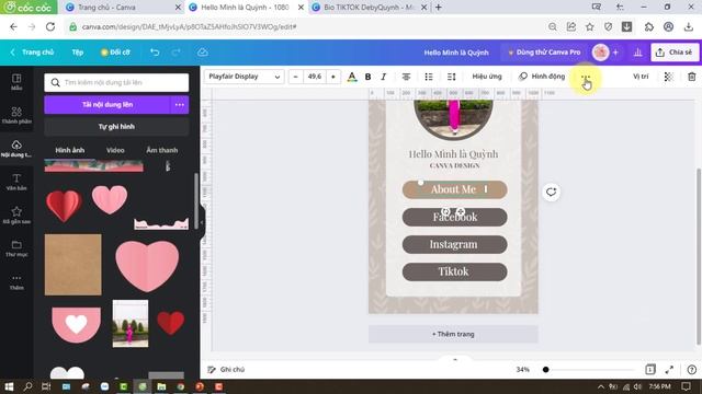 Cách tạo bio link bằng Canva miễn phí và nhanh lẹ trong 3 phút - Link Bio Canva mới 2022 смотреть онлайн