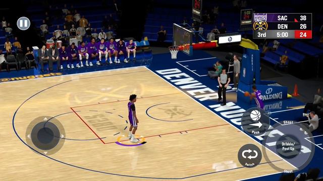 NBA 2K21 Arcade Edition Gameplay Sacramento Kings vs Denver Nuggets Apple Arcade iOS iPhone SE 2021 смотреть онлайн