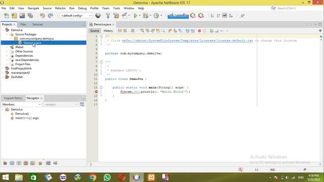 How to Create first Java Project in Netbeans IDE 17 | #javaprogramming | #netbeans смотреть онлайн