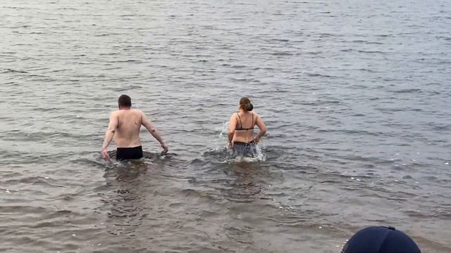 ICE HOLE BATHING COLD WATER 4K #1 | SWIMMING WINTER | EPIPHANY BAPTISM 2023