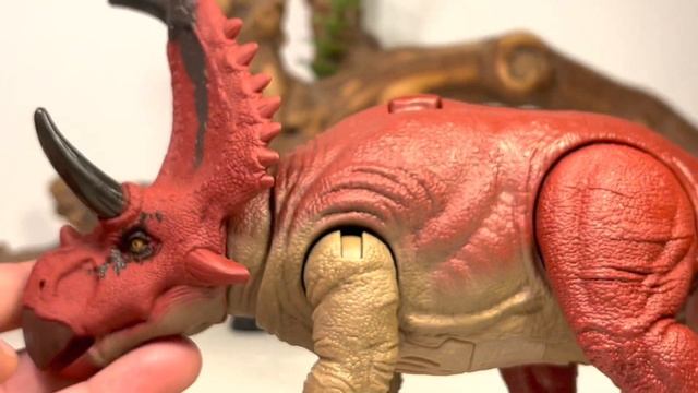 Mattel Dino Trackers Wild Roar Diabloceratops Review!! Jurassic World